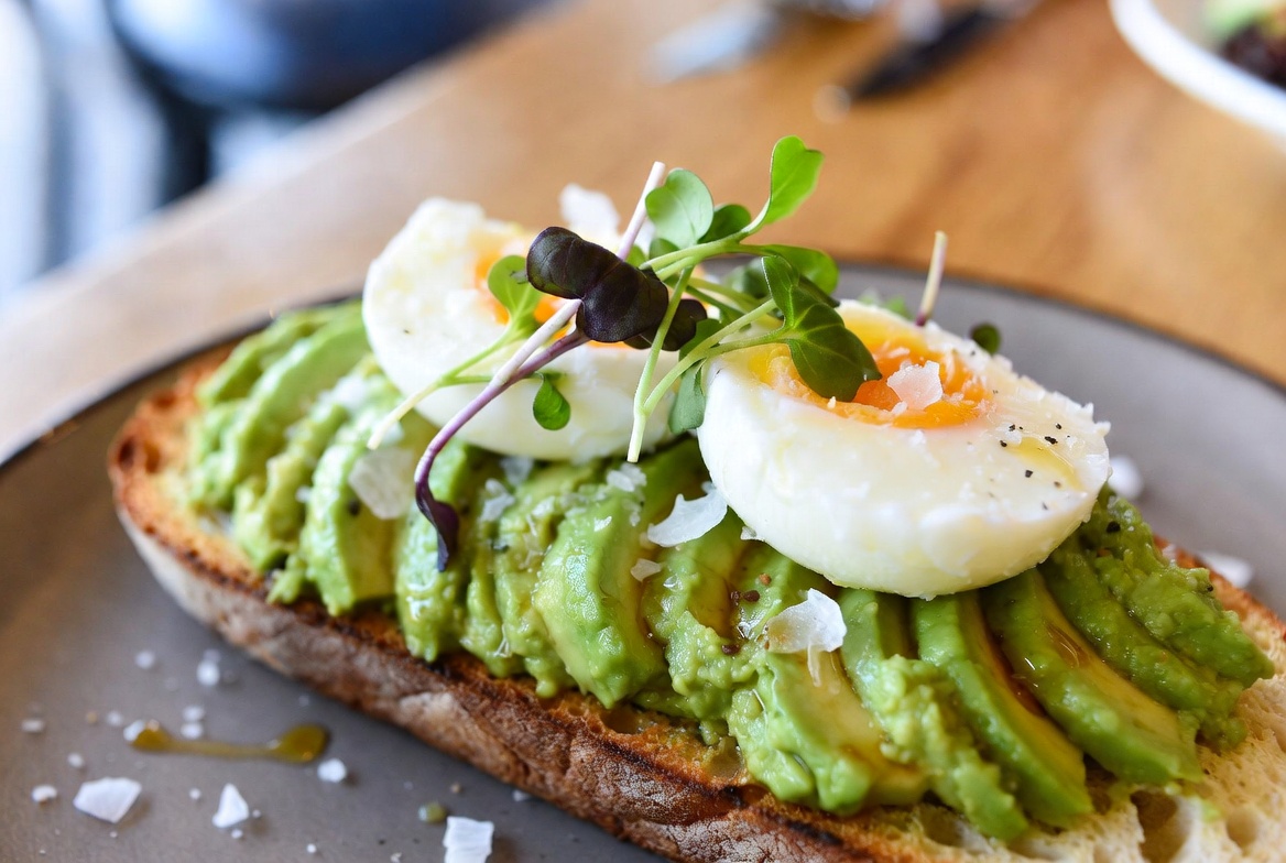 Finishing salt on avocado toast